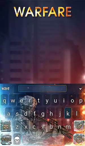 Play Warfare Animated Keyboard + Live Wallpaper as an online game Warfare Animated Keyboard + Live Wallpaper with UptoPlay