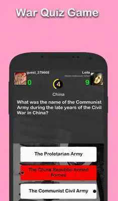 Play War History Trivia