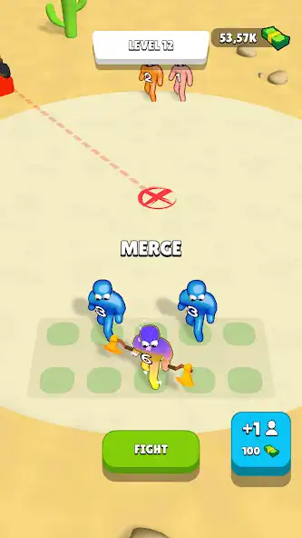 Play Warline: Merge Battle as an online game Warline: Merge Battle with UptoPlay