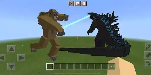 Play War Monster MOD - Godzilla vs Kong Mods For MCPE as an online game War Monster MOD - Godzilla vs Kong Mods For MCPE with UptoPlay