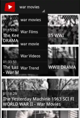 Play War Movie Channel