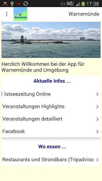 Play Warnemünde App für den Urlaub as an online game Warnemünde App für den Urlaub with UptoPlay
