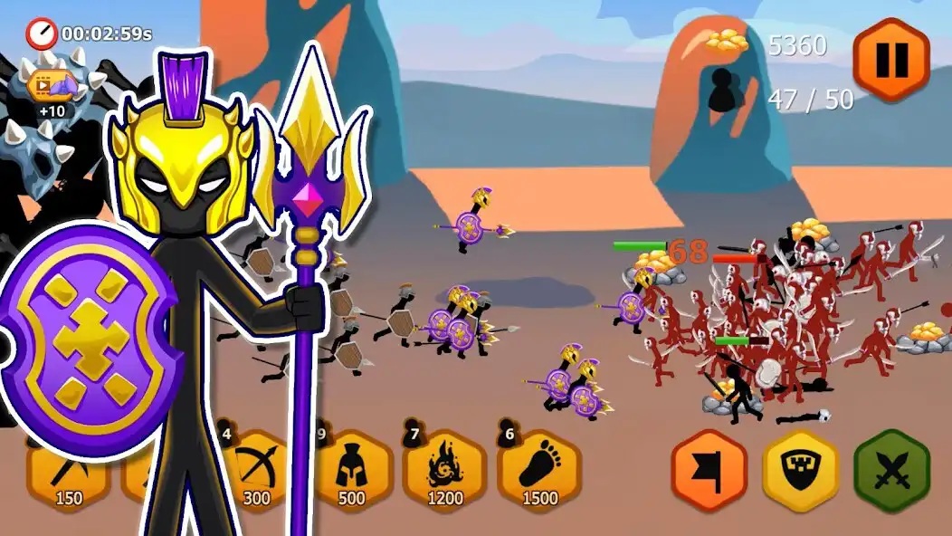 Play War of Stick Legacy as an online game War of Stick Legacy with UptoPlay