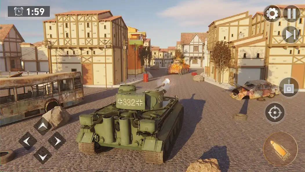 Play War of Tanks: Tank Battle Game  and enjoy War of Tanks: Tank Battle Game with UptoPlay