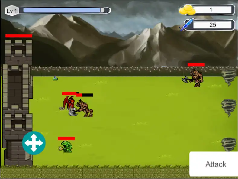 Play Warp Attack as an online game Warp Attack with UptoPlay