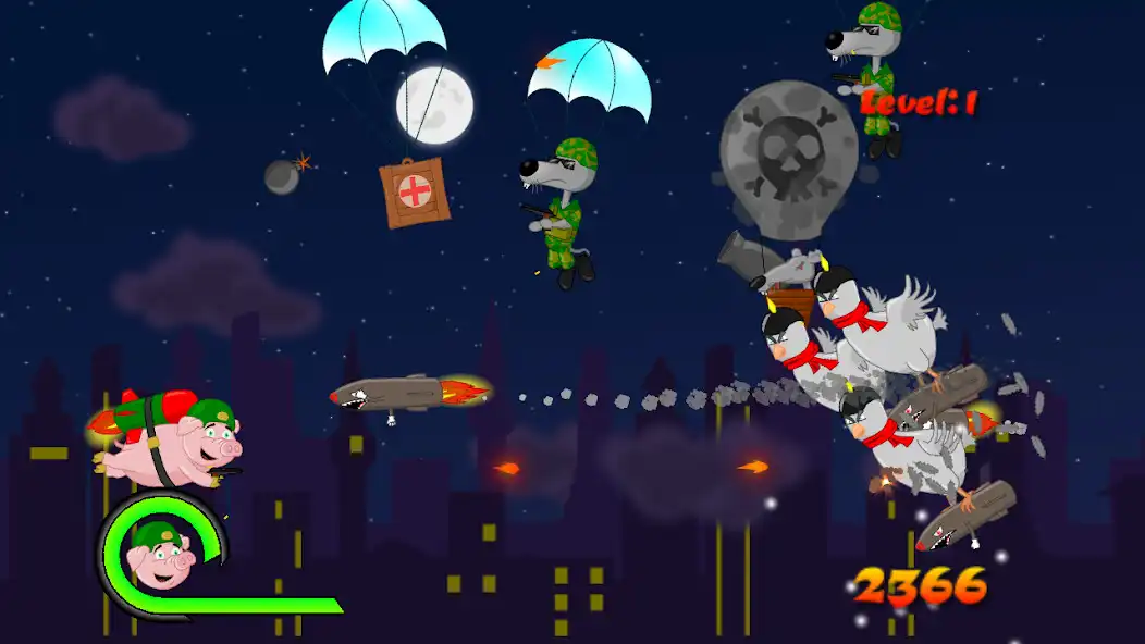 Play War Piggy: Jetpack Pig Warrior as an online game War Piggy: Jetpack Pig Warrior with UptoPlay