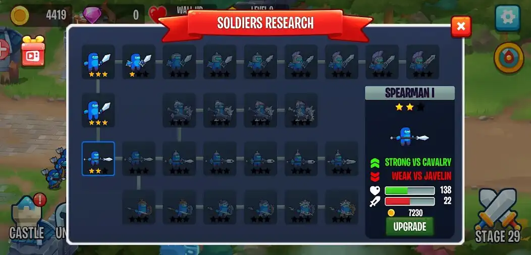 Play Warriors Defend: Tower Defense as an online game Warriors Defend: Tower Defense with UptoPlay