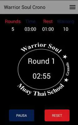 Play Warrior Soul Muay Thai Timer