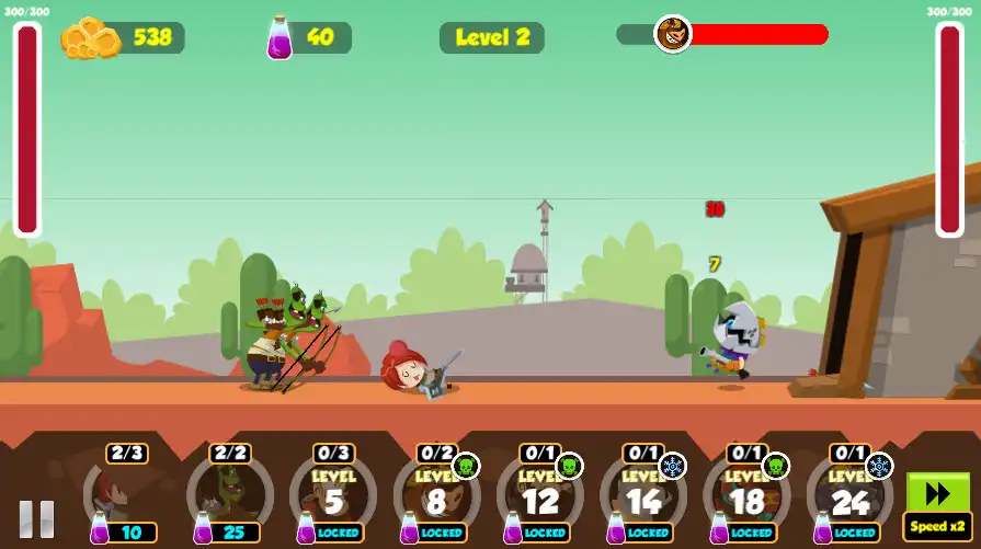 Play Warriors Rage as an online game Warriors Rage with UptoPlay