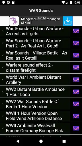 Play War sounds  and enjoy War sounds with UptoPlay
