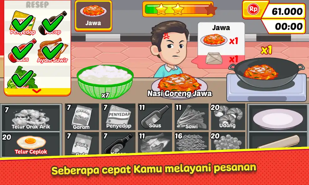 Play Warung Nasi Goreng as an online game Warung Nasi Goreng with UptoPlay