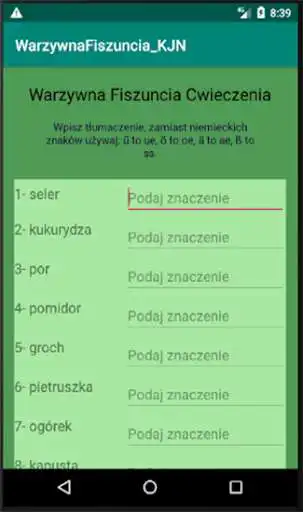 Play Warzywna Fiszuncia as an online game Warzywna Fiszuncia with UptoPlay