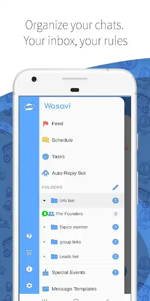 Play Wasavi: Auto message scheduler as an online game Wasavi: Auto message scheduler with UptoPlay