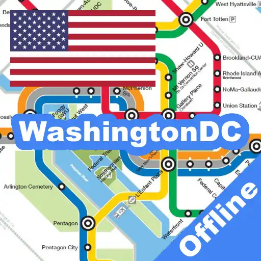 Play WASHINGTON DC RAIL BUS MAP OFF APK