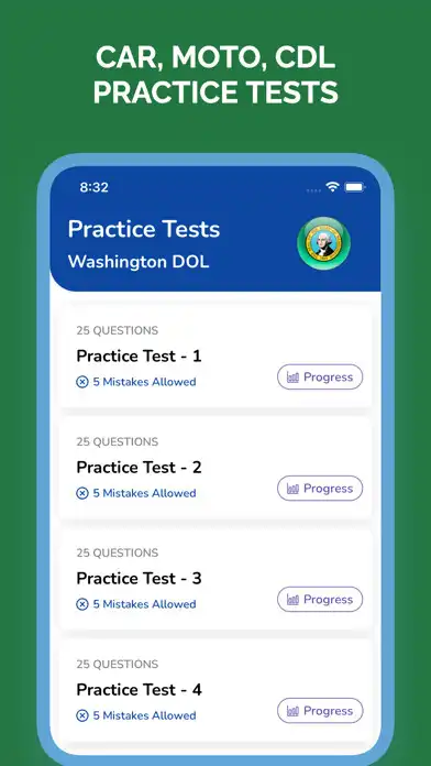 Play Washington WA DOL Permit Test  and enjoy Washington WA DOL Permit Test with UptoPlay