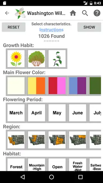Play Washington Wildflowers as an online game Washington Wildflowers with UptoPlay