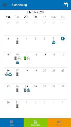Play Waste calendar Enger as an online game Waste calendar Enger with UptoPlay