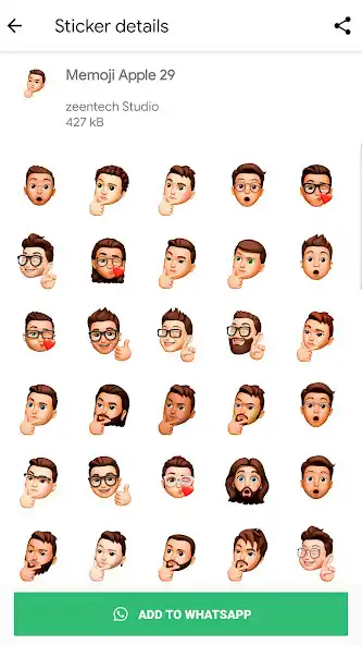 Play WASticker -3D Emojis Stickers as an online game WASticker -3D Emojis Stickers with UptoPlay