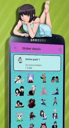 Play WASticker Anime Stickers as an online game WASticker Anime Stickers with UptoPlay