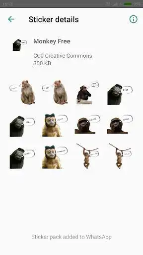 Play WAStickerApp - Funny Sticker Monkey for Whatsapp