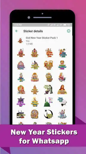 Play WAStickerApp Happy New Year Stickers for Whatsapp  and enjoy WAStickerApp Happy New Year Stickers for Whatsapp with UptoPlay