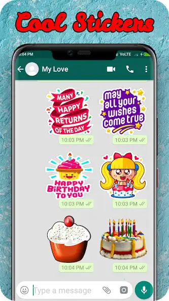 Play WAStickerApps Birthday Stickers as an online game WAStickerApps Birthday Stickers with UptoPlay