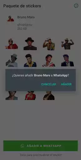 Play WAStickerApps - Bruno Mars Stickers as an online game WAStickerApps - Bruno Mars Stickers with UptoPlay
