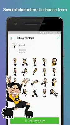 Play WAStickerApps Characters Stickers - WAStickerApps