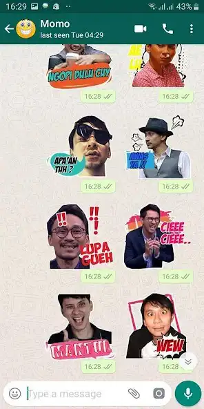 Play WAStickerapp Seleb Ibu Kota Stiker WA Lucu-Lucu as an online game WAStickerapp Seleb Ibu Kota Stiker WA Lucu-Lucu with UptoPlay