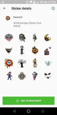 Play WAStickerApps Horror Sticker Pack