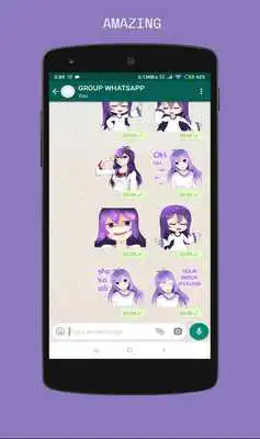 Play WAStickerApps Kolosmik Girls (Whatsapp sticker)
