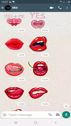 Play WastickerApps: Love Stickers as an online game WastickerApps: Love Stickers with UptoPlay