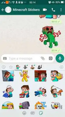 Play WAStickerApps : Minecraft Sticker for WhatsApp