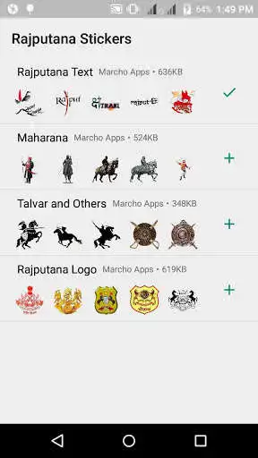 Play APK WAStickerApps - Rajput Stickers For WhatsApp  and enjoy WAStickerApps - Rajput Stickers For WhatsApp with UptoPlay com.fiveman.RajputStickerApps