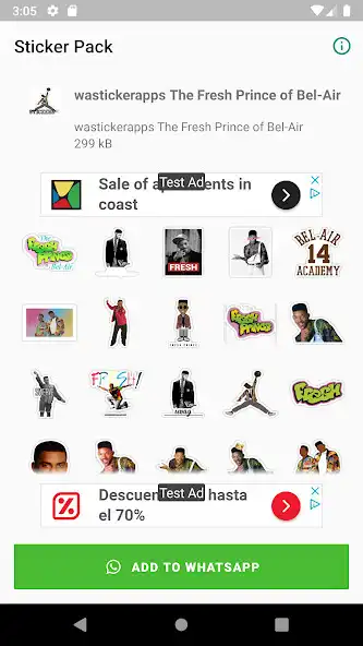 Play WAStickerApps The Fresh Prince of Bel-Air as an online game WAStickerApps The Fresh Prince of Bel-Air with UptoPlay