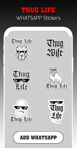Play WAStickerApps - Thug Life Stickers as an online game WAStickerApps - Thug Life Stickers with UptoPlay