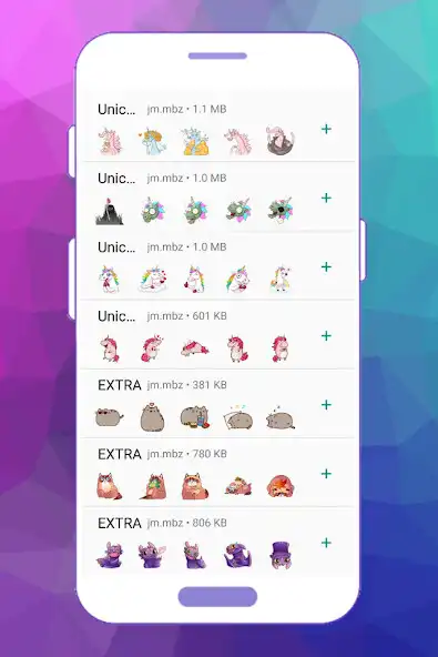 Play WAStickerApps Unicorn Beautifu  and enjoy WAStickerApps Unicorn Beautifu with UptoPlay