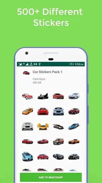Play WASticker Car Stickers as an online game WASticker Car Stickers with UptoPlay