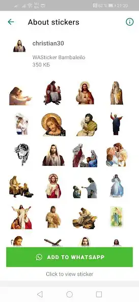 Play WASticker Christian Stickers as an online game WASticker Christian Stickers with UptoPlay
