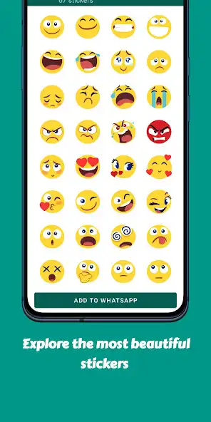Play WASticker Cute Emoji as an online game WASticker Cute Emoji with UptoPlay