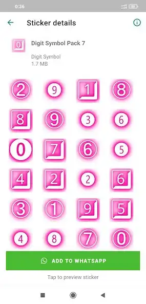 Play WASticker Digit Stickers  and enjoy WASticker Digit Stickers with UptoPlay