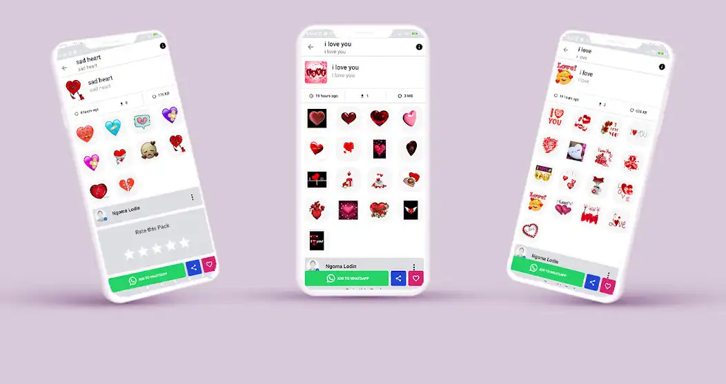 Play WASticker hearts gif stickers as an online game WASticker hearts gif stickers with UptoPlay