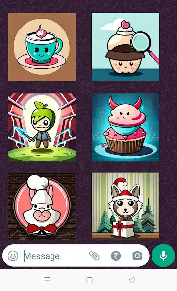 Play WASticker Kawaii Adorable as an online game WASticker Kawaii Adorable with UptoPlay