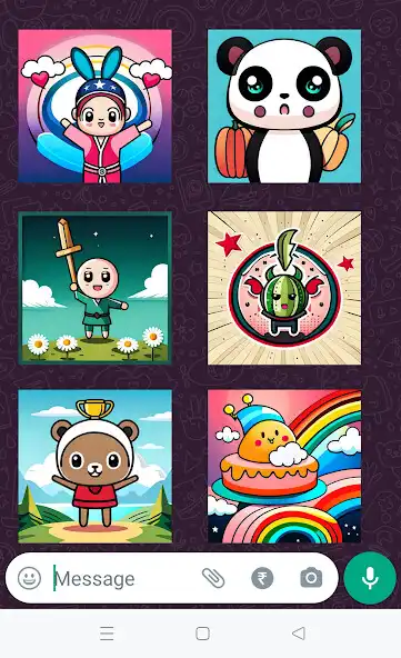 Play WASticker Kawaii Charming  and enjoy WASticker Kawaii Charming with UptoPlay