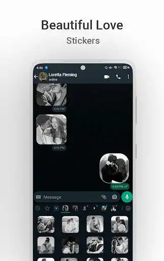 Play WASticker.ly Romantic Stickers  and enjoy WASticker.ly Romantic Stickers with UptoPlay