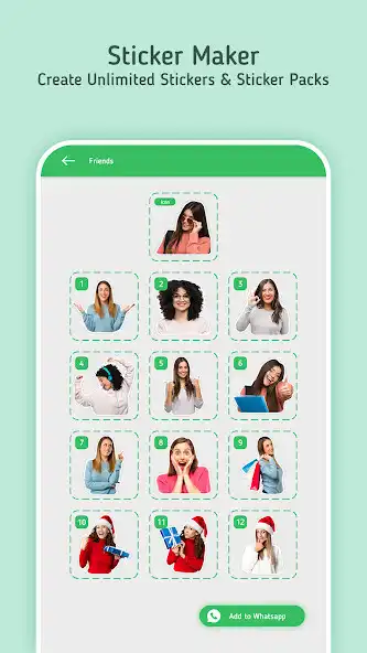 Play WA Sticker Maker - Sticker.ly as an online game WA Sticker Maker - Sticker.ly with UptoPlay