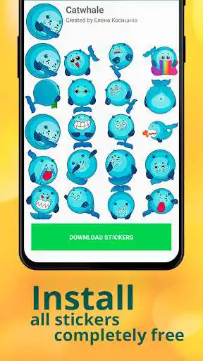 Play WAStickers - Stickers for Chatting - WAStickerApps as an online game WAStickers - Stickers for Chatting - WAStickerApps with UptoPlay