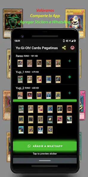 Play WAStickers: Yu-Gi-Oh! Cards  and enjoy WAStickers: Yu-Gi-Oh! Cards with UptoPlay