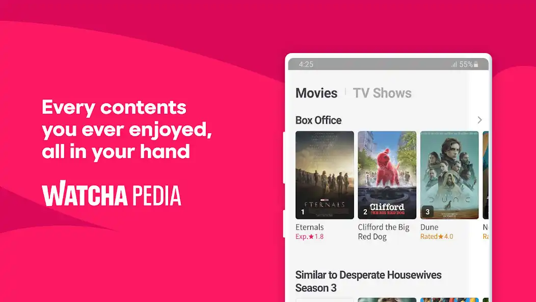 Play WATCHA PEDIA -Movie  TV guide  and enjoy WATCHA PEDIA -Movie  TV guide with UptoPlay