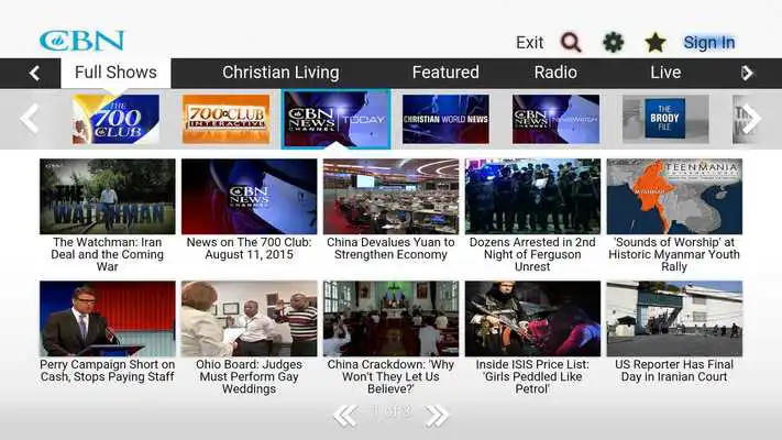 Play Watch CBN for Android TV